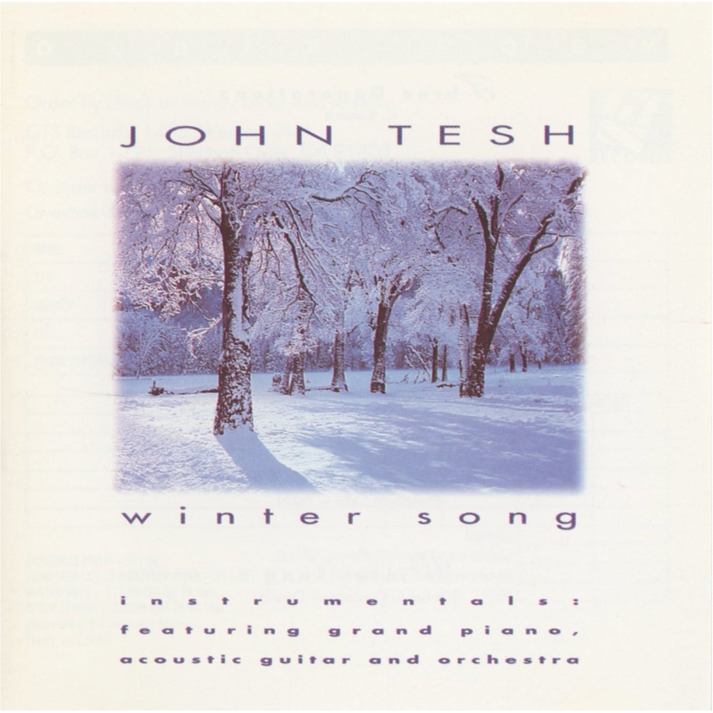 【中古】 WINTER　SONG/ＣＤシングル（１２ｃｍ）/ESCA-5909 国内盤CD☆ドリームズ・カム・トゥルー/DREAMS COME TRUE